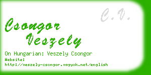 csongor veszely business card